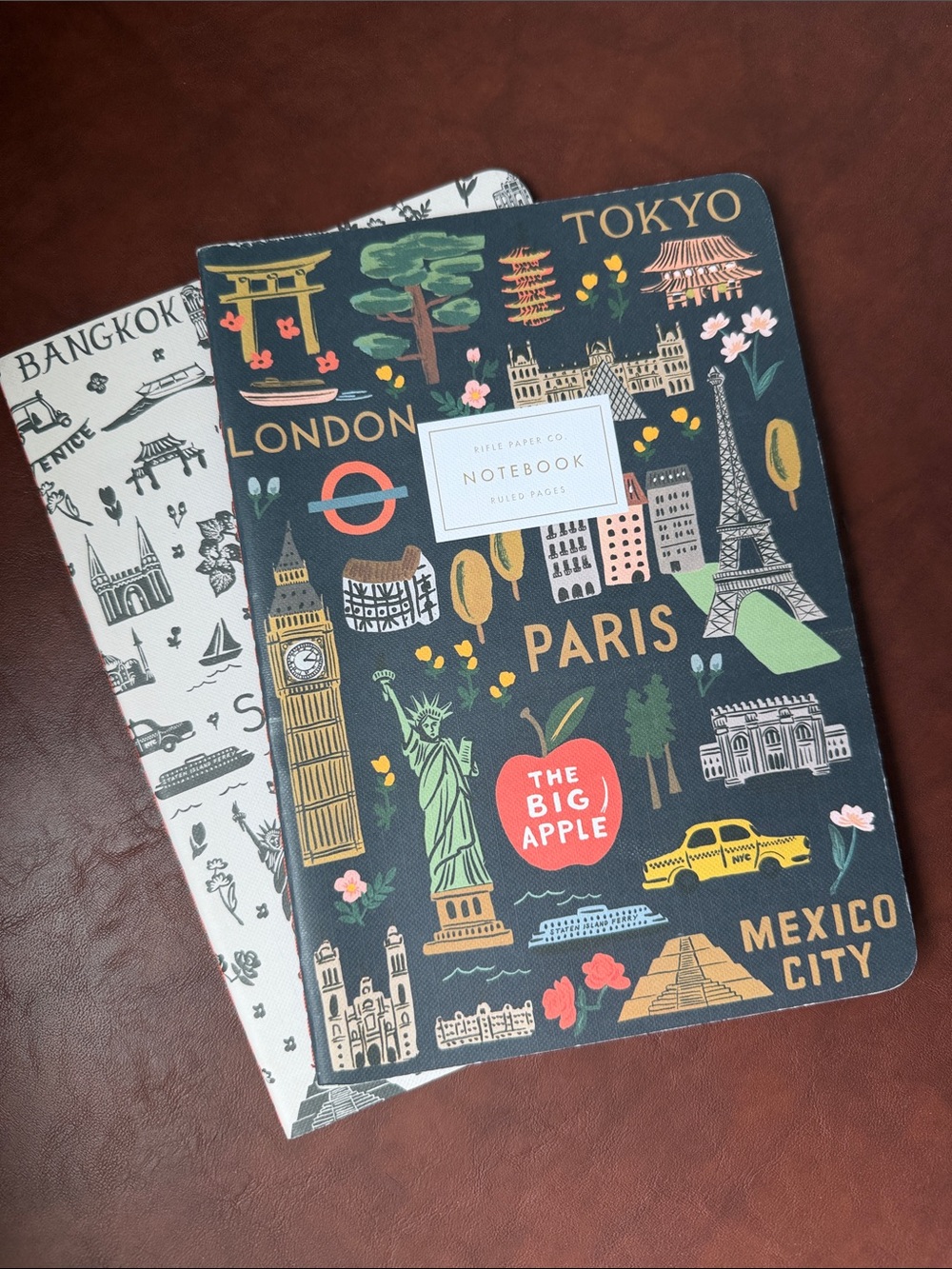 🎇SALE🎇 RIFLE PAPER 🎇 TWO NOTEBOOKS 🎇 TRAVEL THEME 🎇 5 X 7